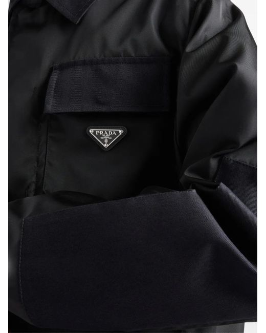 メンズ Prada Re-nylon ジャケット Black