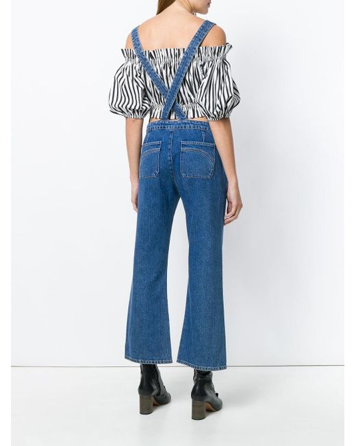 M.i.h Jeans Cotton Tribe Dungarees in 