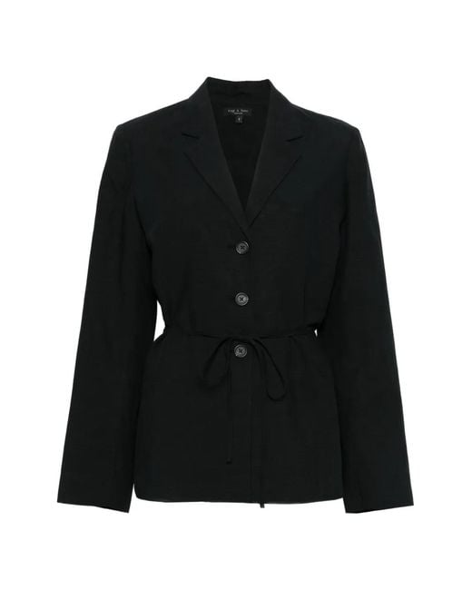 Rag & Bone Black Chappell Blazer