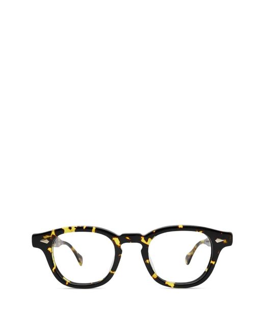 JULIUS TART Black Round-Frame Sunglasses