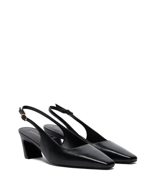 Stuart Weitzman Black Stassi Slingback Pumps