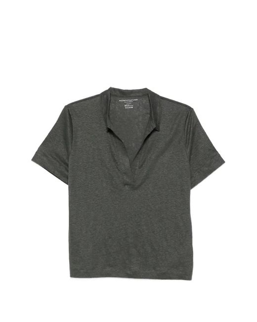 Majestic Filatures Gray Short-Sleeve T-Shirt