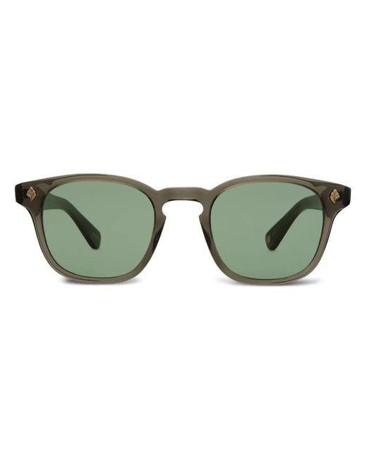 Garrett Leight Green Ace Sunglasses for men