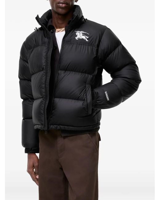 Burberry Black Highlands Puffer Jacket for men