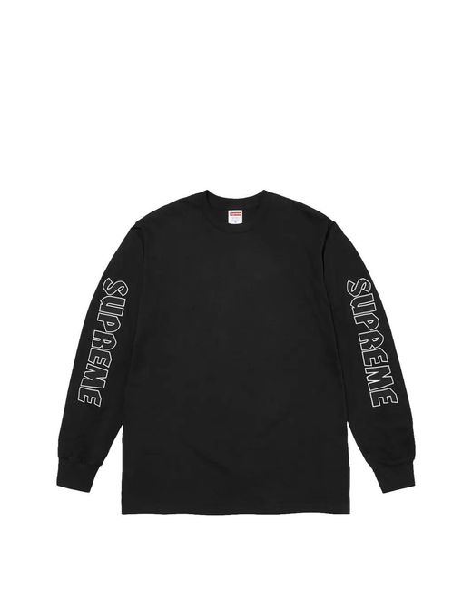 Supreme Black X Spitfire Logo-Print Sweatshirt for men