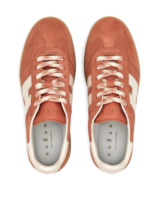 Hogan Brown H698 Platform Sneakers