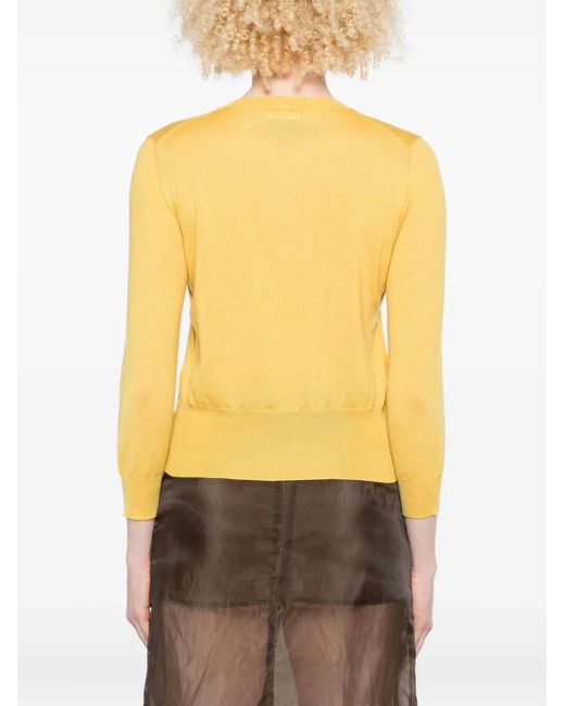 Prada Gewikkeld Vest in het Yellow