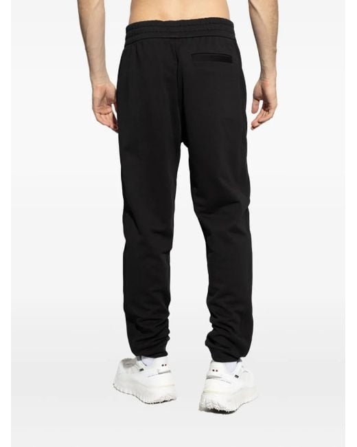 Moncler Black Cotton Sweatpants for men