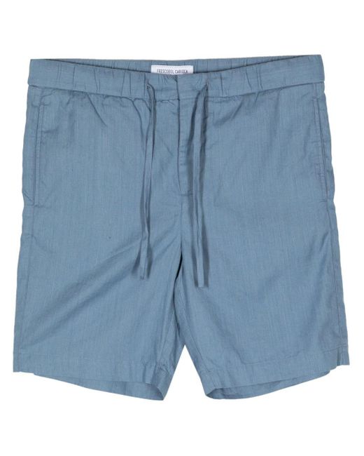 Frescobol Carioca Blue Felipe Drawstring Shorts for men