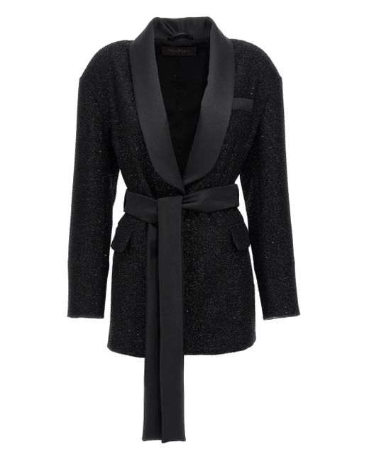 Max Mara 'pau' Blazer in het Black