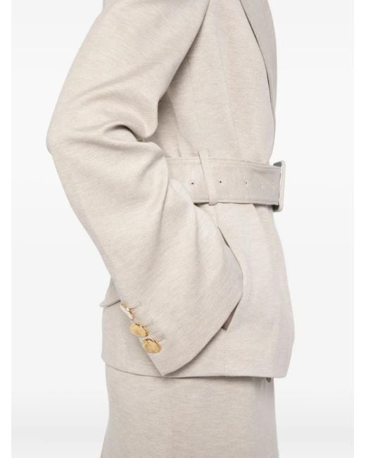 Saiid Kobeisy White Tailored Jacket