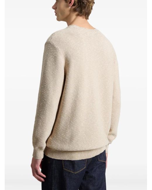Woolrich Natural Marled Jumper for men
