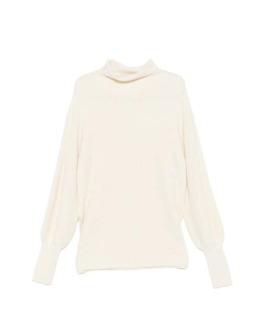 By Malene Birger White Roll-Neck Sweater