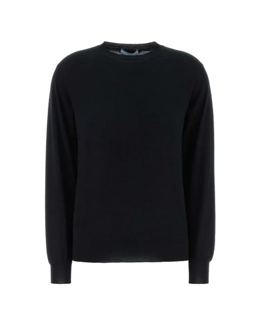 Prada Black Cashmere Sweater