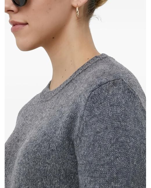 Benetton Gray Crew-Neck Sweater