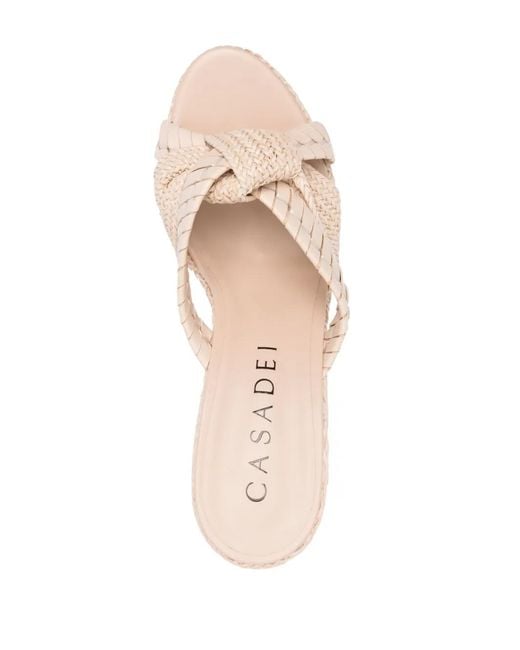 Casadei Natural 130Mm Formentera Wedges