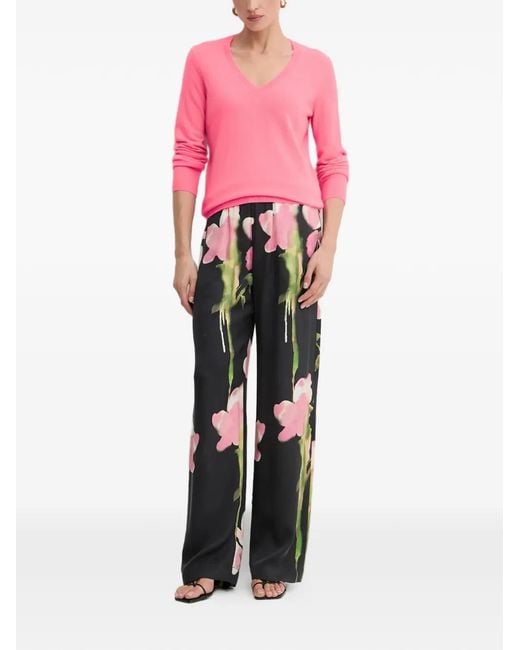 From Future Pink V-Neck Sweater