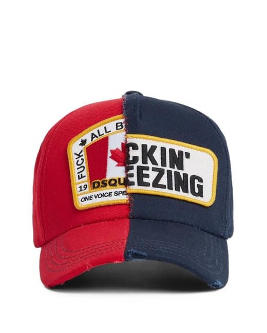 DSquared² Red Logo Baseball Cap