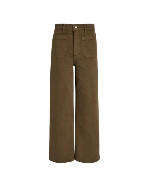 FRAME Green The Anchor Jeans