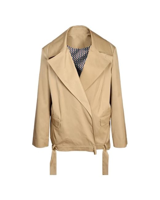 Ioana Ciolacu Natural Pocket Belted Jacket