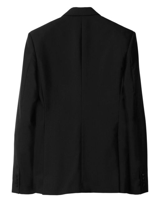 Burberry Black Wool-blend Blazer for men
