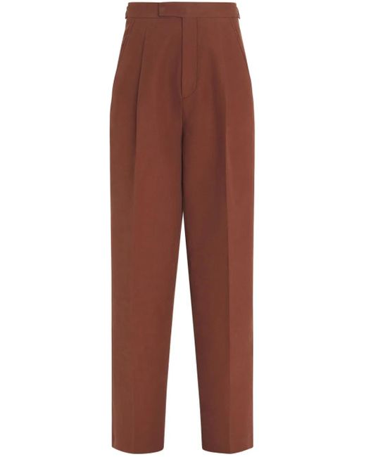 メンズ Zegna リネン パンツ Red