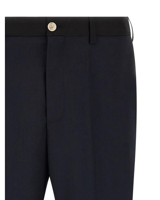 Marni Blue Two-Tone Tailored Trousers for men