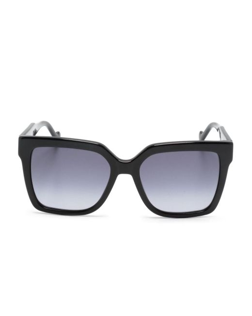 Gafas de sol con montura cuadrada Liu Jo de color Black