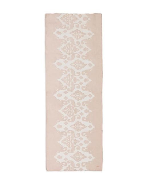 Twinset Natural Floral-Pattern Scarf