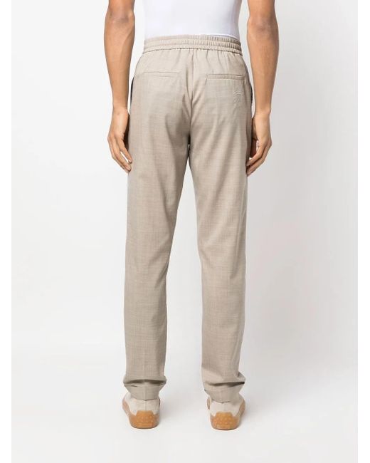 Billionaire Natural Jogging Drawstring Wool Trousers for men
