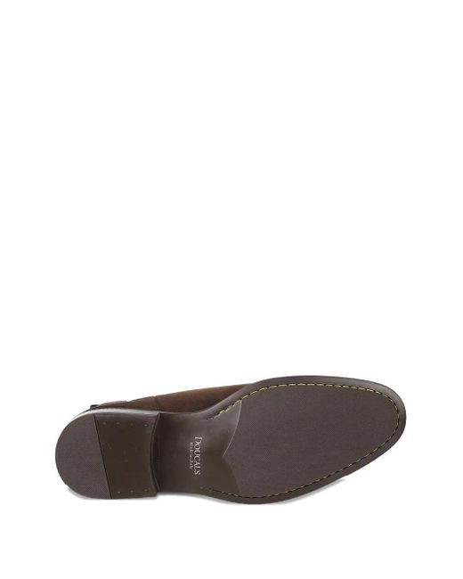 Doucal's Brown Elastic-panel Suede Boots for men