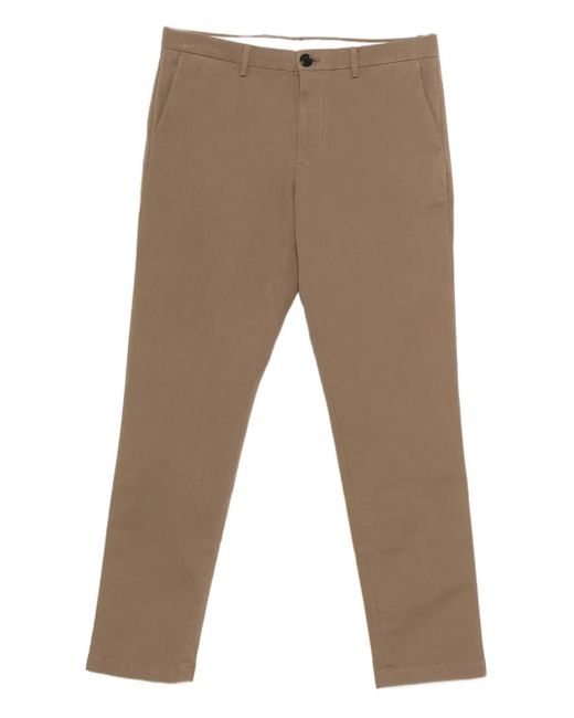 Paul Smith Brown Slim Chino Trousers for men