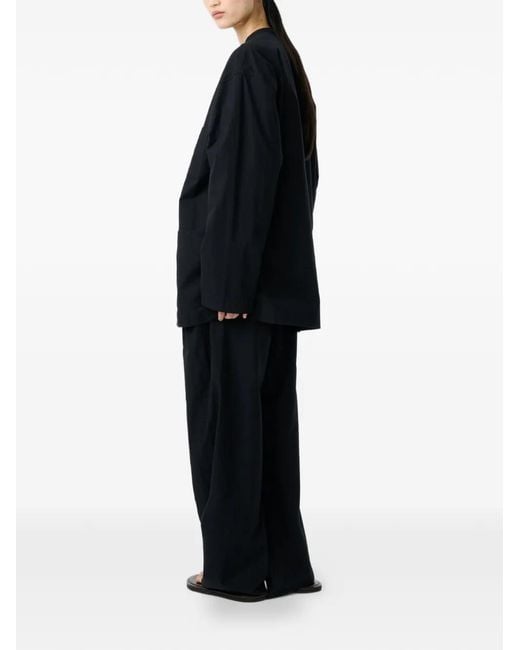 Studio Nicholson Black Hadar Button Patch Pocket Jacket
