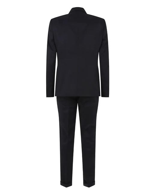 Zegna Black Single-Breasted Suit for men