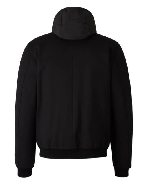 Moorer Black Callum Hooded Jacket for men