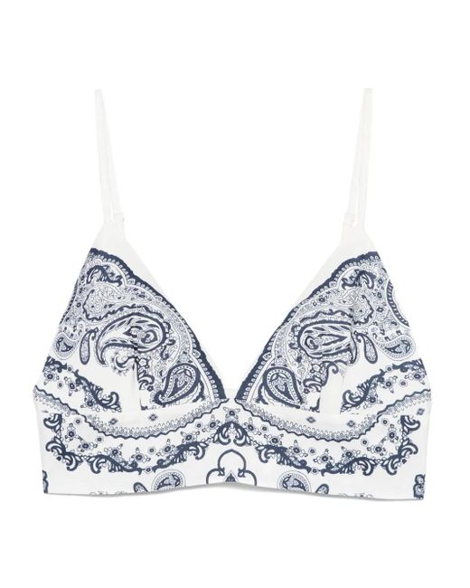 Sandro ペイズリー トップ Blue