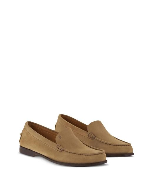 Tod's Natural Loafer aus Wildleder