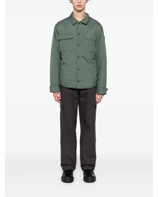 SPORT b. by agnès b. Green Padded Shirt Jacket for men