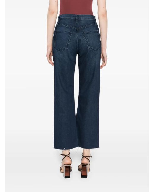Jeans Crop Le Jane di FRAME in Blue