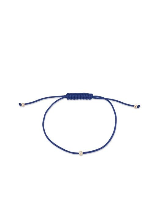 Mateo Metallic 14Kt Dot Diamond Bracelet for men