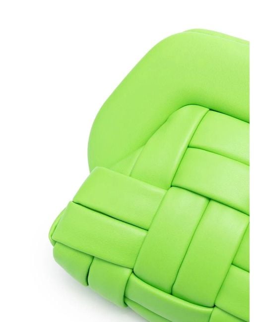 THEMOIRÈ Green Bios Weaved Mantis Clutch Bag