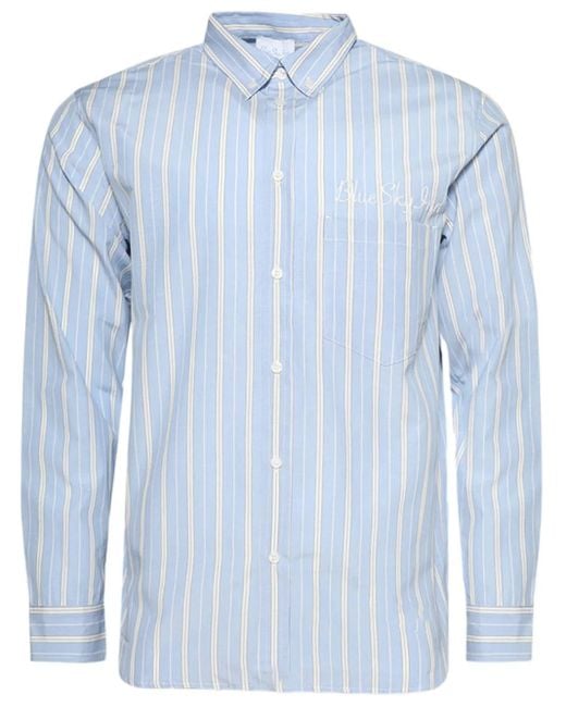 BLUE SKY INN Blue Grandpa Shirt for men