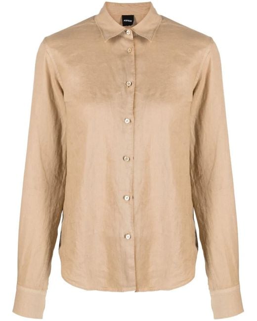 Aspesi Natural Linen Shirt