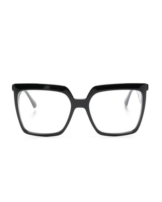 Etro Black Brille mit Oversized-Gestell