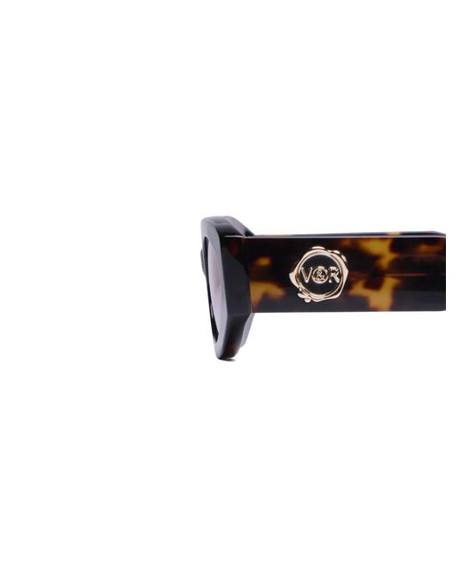 Viktor & Rolf Brown Oval-Frame Sunglasses