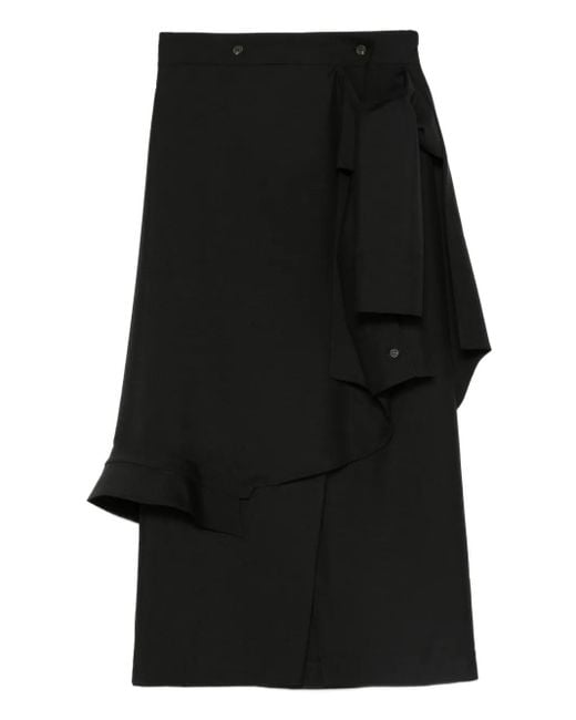 Rohe ラッフル スカート Black