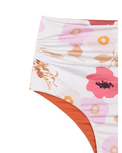 Clube Bossa Pink Ravenel Floral-print Bikini Bottoms