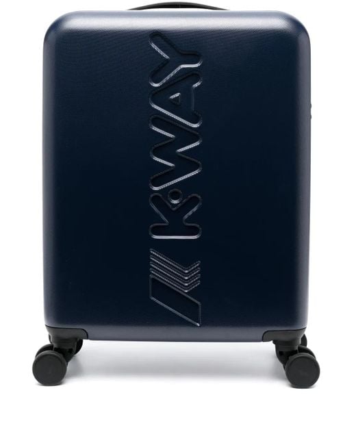 K-Way Rollkoffer Mit Logo-Prägung in Blue für Herren
