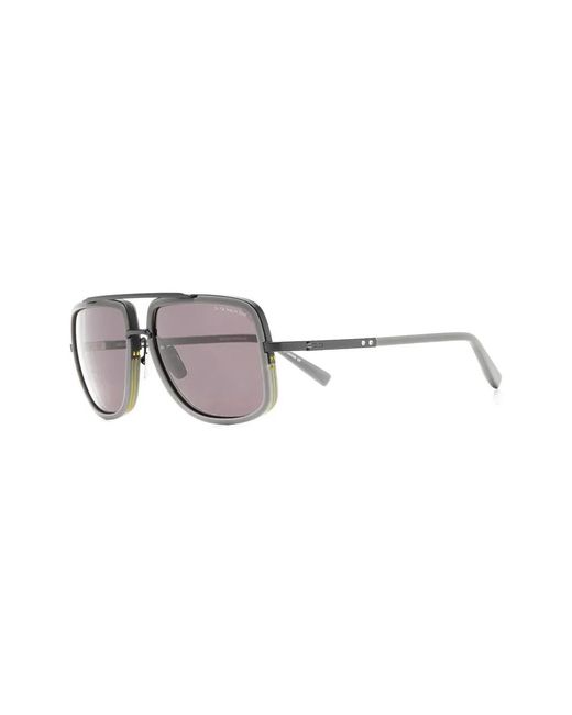 Dita Eyewear Black Mach-One Square-Frame Sunglasses