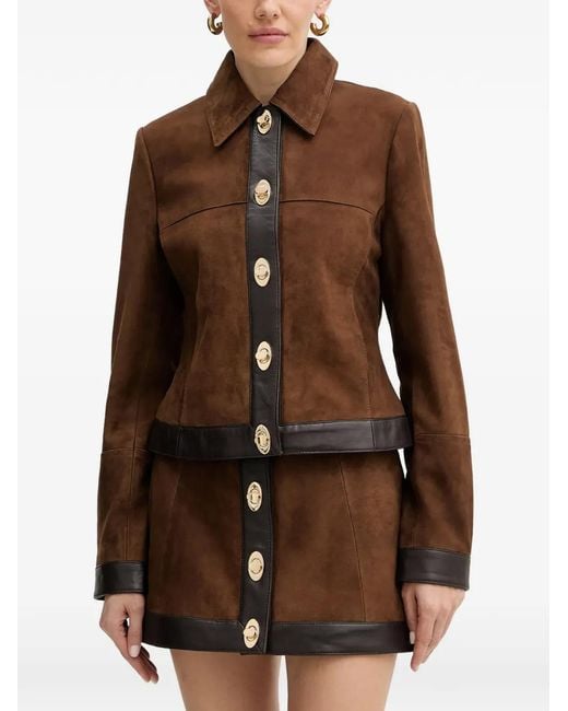 retroféte Brown Nanna Suede Jacket